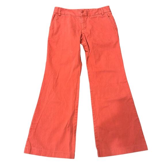 J.Crew Women's Bootcut Chino Salmon Pants Size 6 - Picture 1 of 6